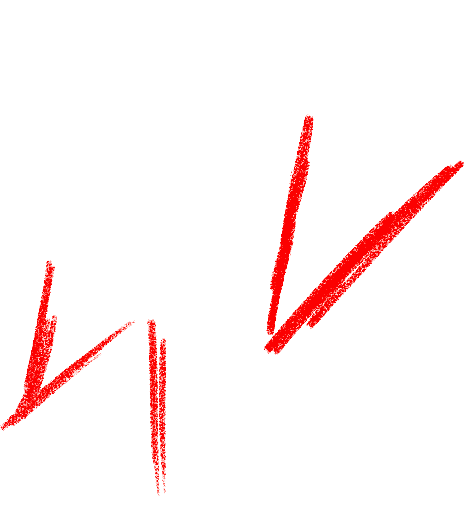 Decorative red element